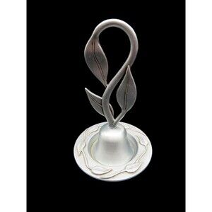 Vintage AMC Tea Light Holder Candle Snuffer with Leaf Motif